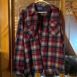 Men’s Plaid wool shirt